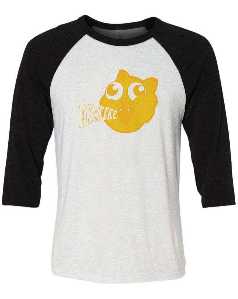 Load image into Gallery viewer, Unisex | Chunky Ekekeke | 3/4 Sleeve Raglan - Arm The Animals Clothing Co.
