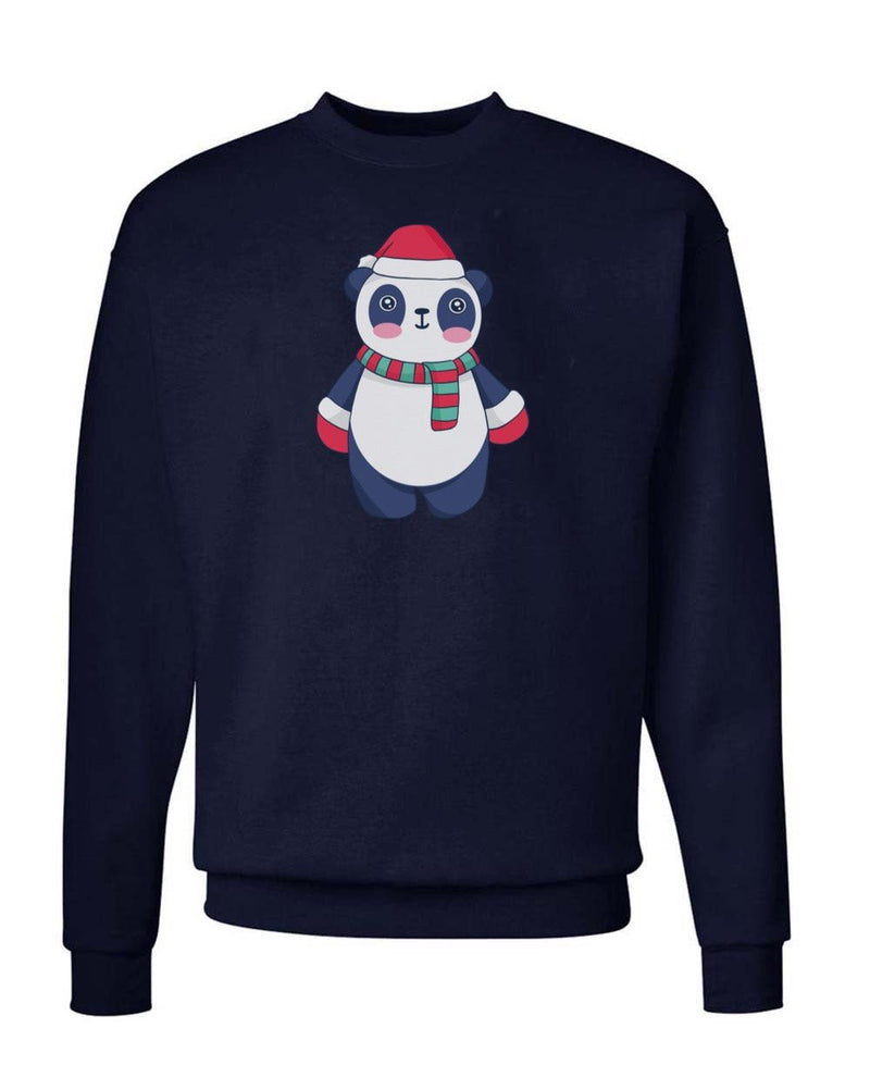 Load image into Gallery viewer, Unisex | Cozy Christmas Panda | Crewneck Sweatshirt - Arm The Animals Clothing LLC
