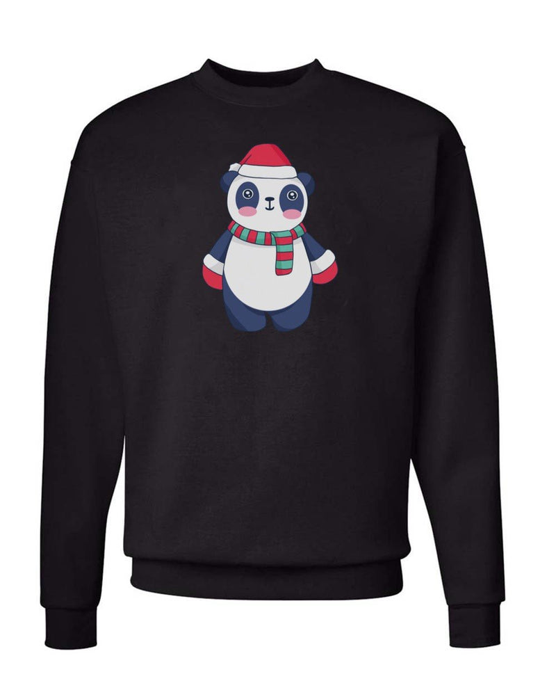 Load image into Gallery viewer, Unisex | Cozy Christmas Panda | Crewneck Sweatshirt - Arm The Animals Clothing LLC
