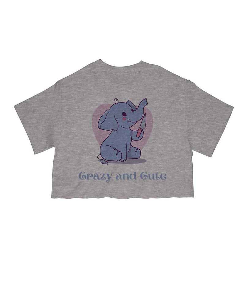 Load image into Gallery viewer, Unisex | Crazy and Cute | Cut Tee - Arm The Animals Clothing Co.

