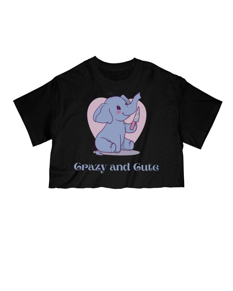 Load image into Gallery viewer, Unisex | Crazy and Cute | Cut Tee - Arm The Animals Clothing Co.
