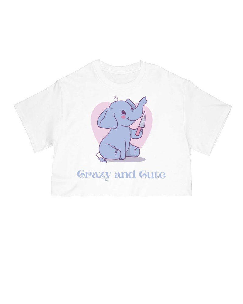 Load image into Gallery viewer, Unisex | Crazy and Cute | Cut Tee - Arm The Animals Clothing Co.
