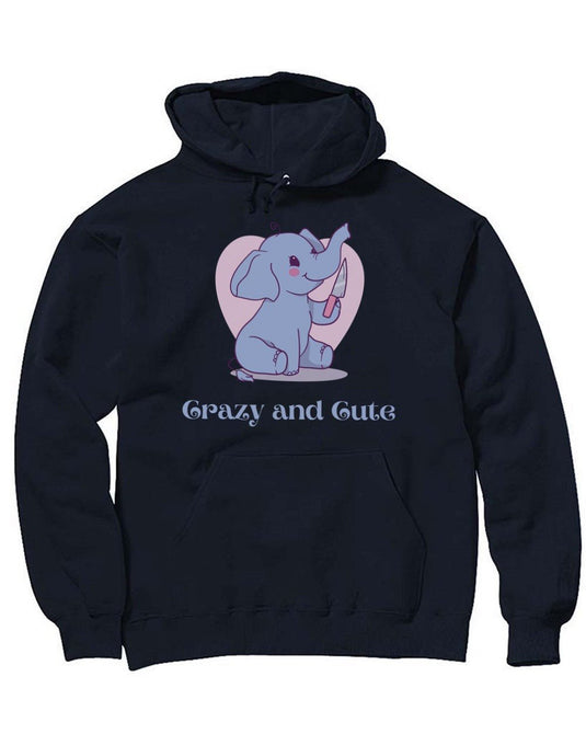 Unisex | Crazy and Cute | Hoodie - Arm The Animals Clothing Co.