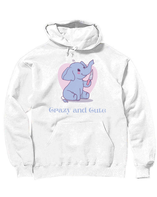 Unisex | Crazy and Cute | Hoodie - Arm The Animals Clothing Co.