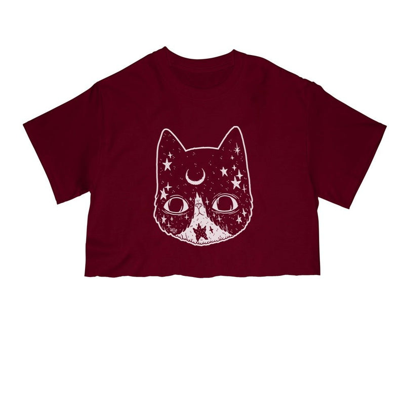 Load image into Gallery viewer, Unisex | Crescent Cat | Cut Tee - Arm The Animals Clothing Co.
