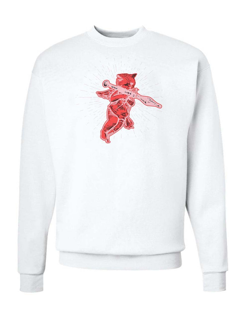 Load image into Gallery viewer, Unisex | Cupid’s Revenge | Crewneck Sweatshirt - Arm The Animals Clothing Co.
