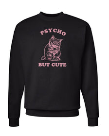 Unisex | Cute But Psycho | Crewneck Sweatshirt - Arm The Animals Clothing Co.