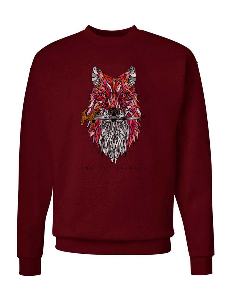 Load image into Gallery viewer, Unisex | Dagger Fox | Crewneck Sweatshirt - Arm The Animals Clothing Co.
