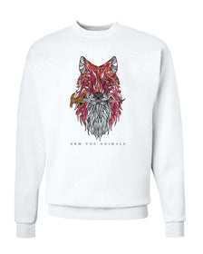 Unisex | Dagger Fox | Crewneck Sweatshirt - Arm The Animals Clothing Co.