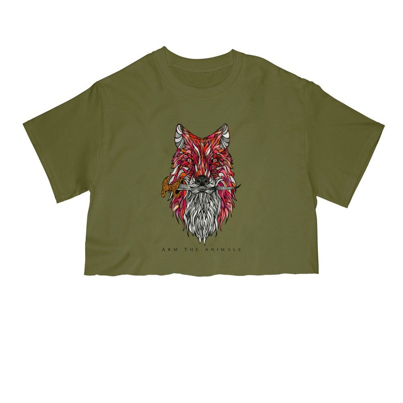 Load image into Gallery viewer, Unisex | Dagger Fox | Cut Tee - Arm The Animals Clothing Co.
