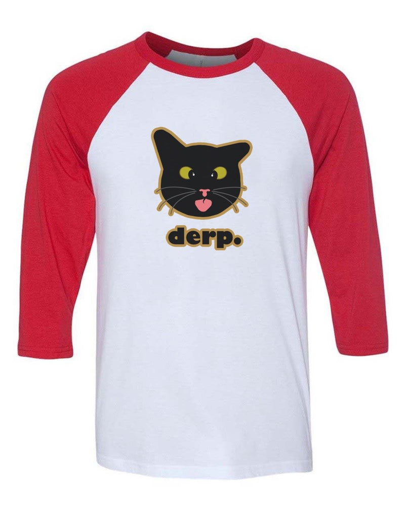 Load image into Gallery viewer, Unisex | Derp | 3/4 Sleeve Raglan - Arm The Animals Clothing Co.
