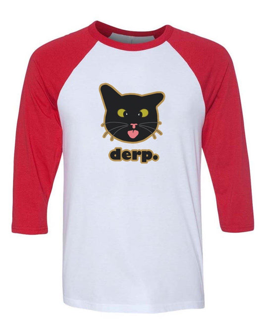 Unisex | Derp | 3/4 Sleeve Raglan - Arm The Animals Clothing Co.