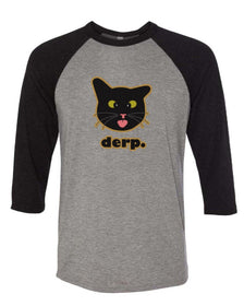 Unisex | Derp | 3/4 Sleeve Raglan - Arm The Animals Clothing Co.