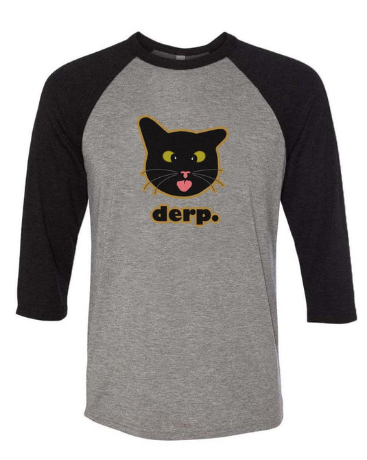 Unisex | Derp | 3/4 Sleeve Raglan - Arm The Animals Clothing Co.