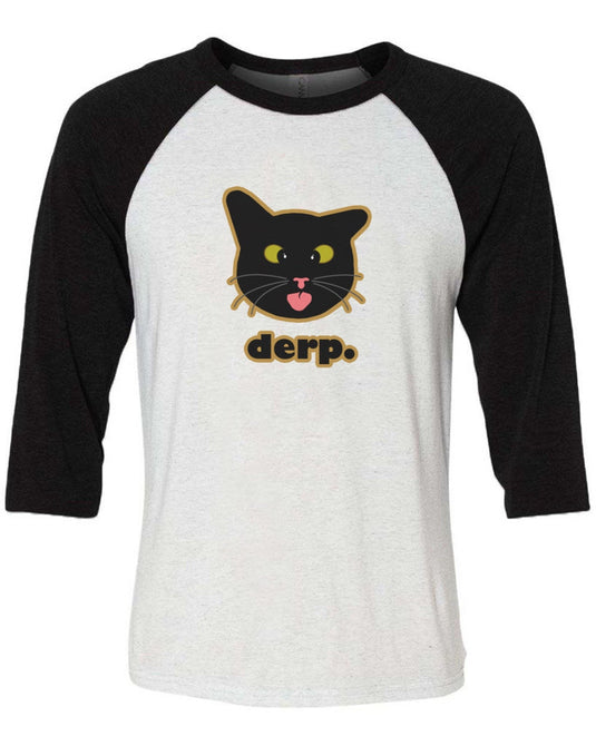 Unisex | Derp | 3/4 Sleeve Raglan - Arm The Animals Clothing Co.