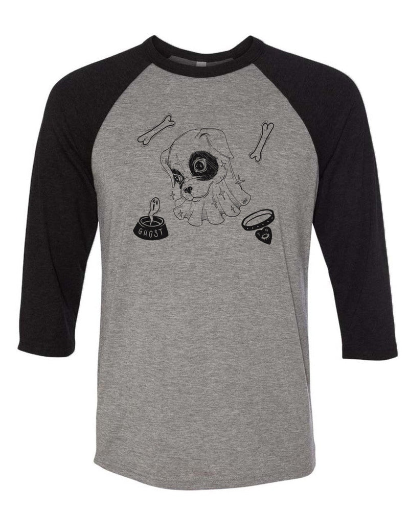 Load image into Gallery viewer, Unisex | Discarnate Dog | 3/4 Sleeve Raglan - Arm The Animals Clothing Co.
