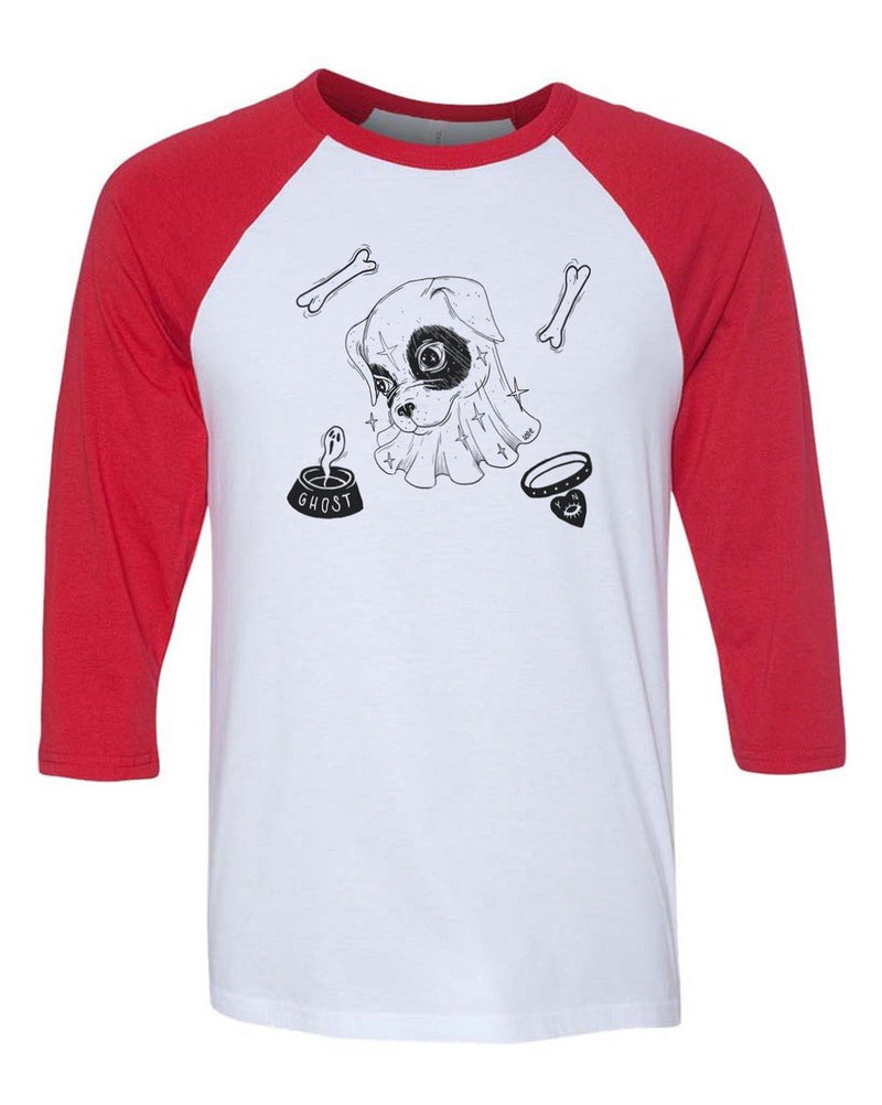 Load image into Gallery viewer, Unisex | Discarnate Dog | 3/4 Sleeve Raglan - Arm The Animals Clothing Co.
