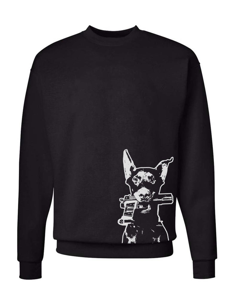 Load image into Gallery viewer, Unisex | Doberman Pistol | Crewneck Sweatshirt - Arm The Animals Clothing Co.
