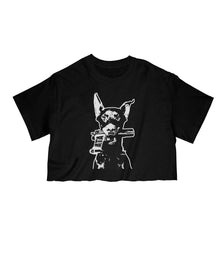 Unisex | Doberman Pistol | Cut Tee - Arm The Animals Clothing Co.
