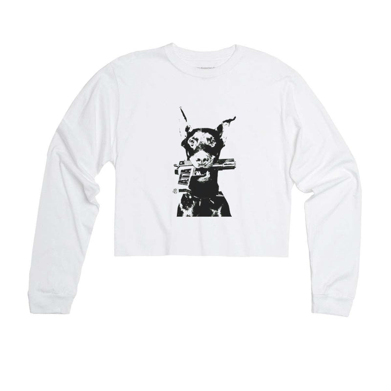 Load image into Gallery viewer, Unisex | Doberman Pistol | Cutie Long Sleeve - Arm The Animals Clothing Co.
