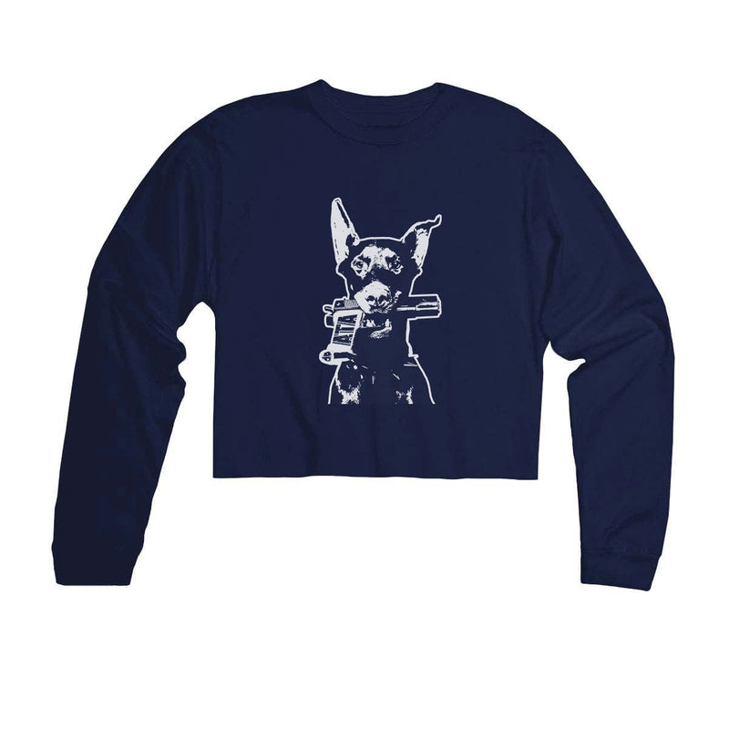 Load image into Gallery viewer, Unisex | Doberman Pistol | Cutie Long Sleeve - Arm The Animals Clothing Co.
