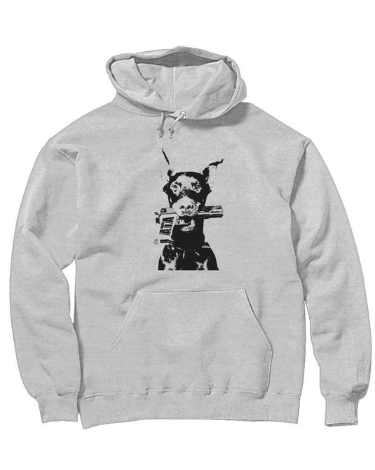 Unisex | Doberman Pistol | Hoodie - Arm The Animals Clothing Co.