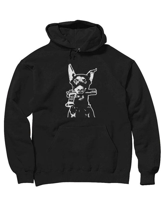 Unisex | Doberman Pistol | Hoodie - Arm The Animals Clothing Co.