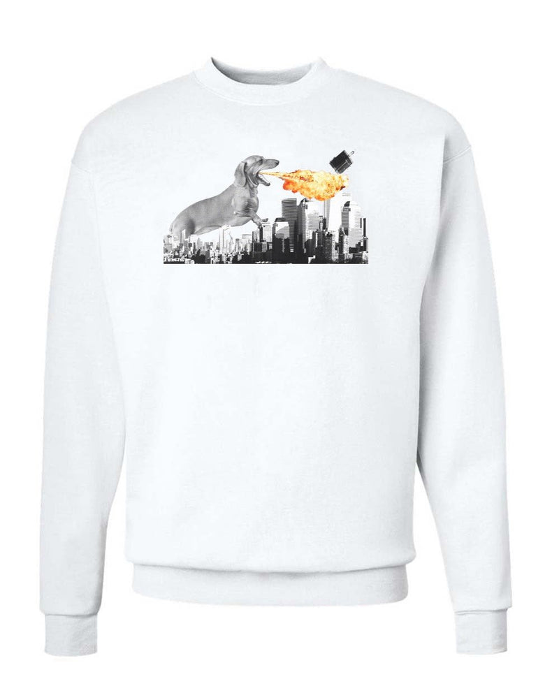 Load image into Gallery viewer, Unisex | Dogzilla | Crewneck Sweatshirt - Arm The Animals Clothing Co.

