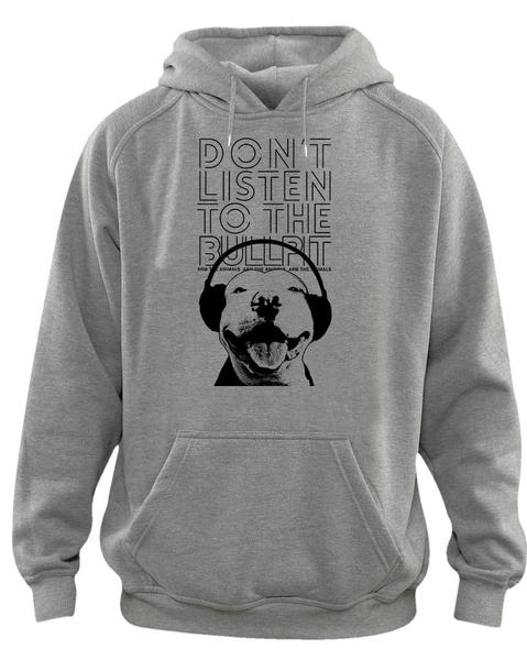 Load image into Gallery viewer, Unisex | Don&#39;t Listen To The Bullpit | Hoodie - Arm The Animals Clothing Co.
