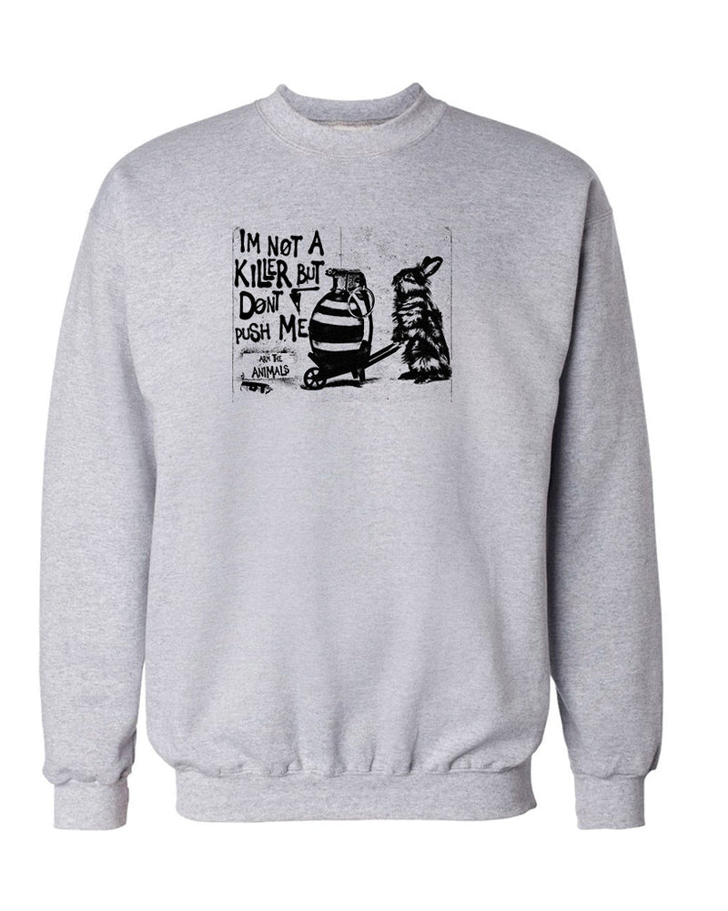 Load image into Gallery viewer, Unisex | Don&#39;t Push Me | Crewneck Sweatshirt - Arm The Animals Clothing Co.
