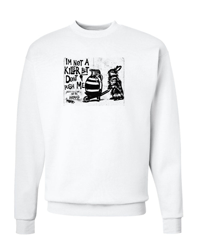 Load image into Gallery viewer, Unisex | Don&#39;t Push Me | Crewneck Sweatshirt - Arm The Animals Clothing Co.

