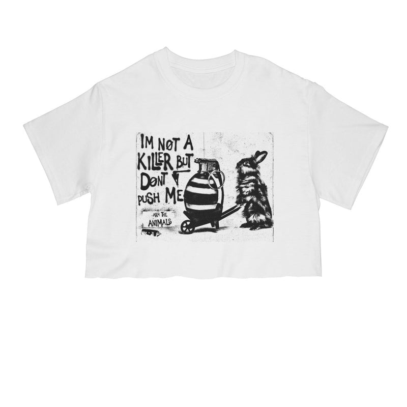 Load image into Gallery viewer, Unisex | Don&#39;t Push Me | Cut Tee - Arm The Animals Clothing Co.
