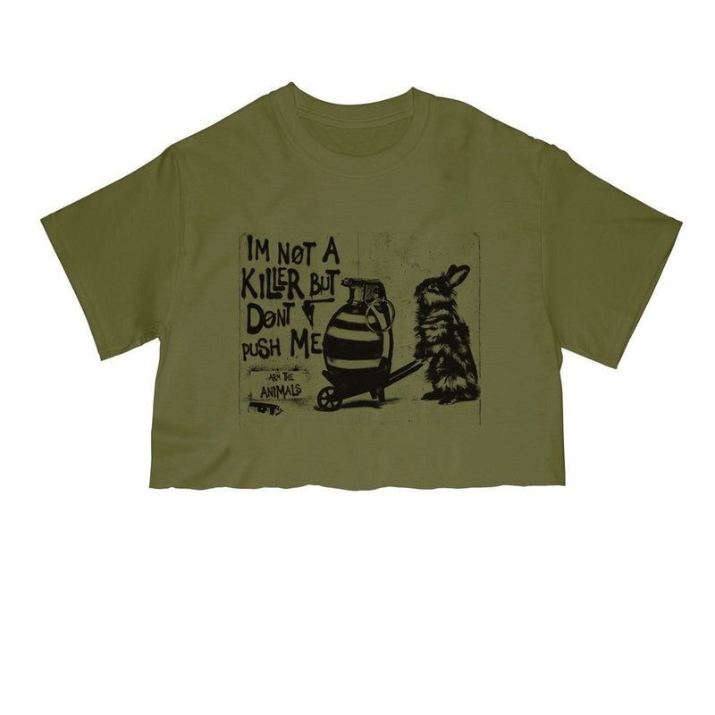 Load image into Gallery viewer, Unisex | Don&#39;t Push Me | Cut Tee - Arm The Animals Clothing Co.
