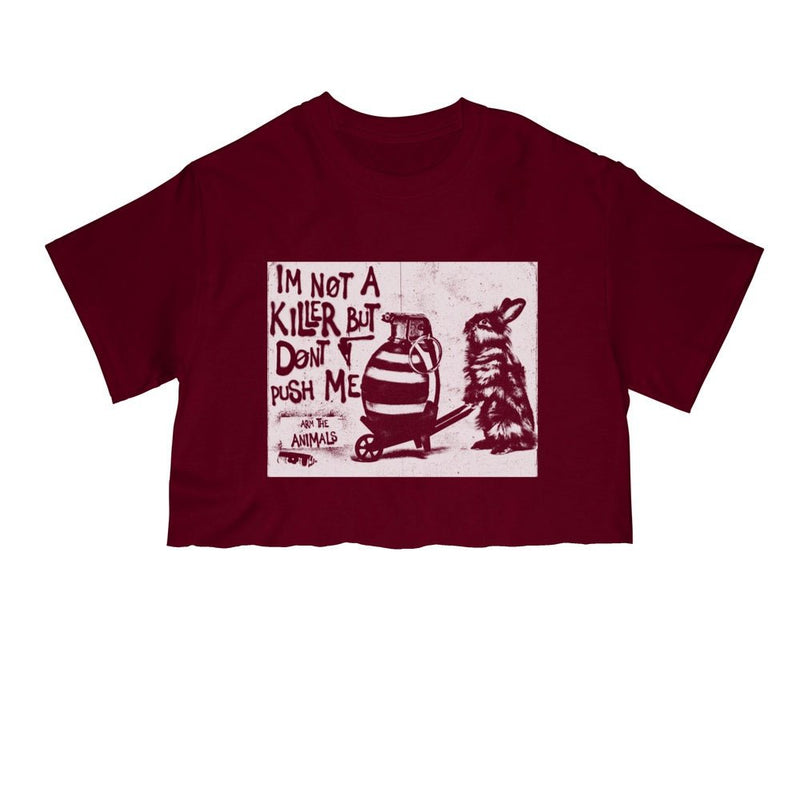 Load image into Gallery viewer, Unisex | Don&#39;t Push Me | Cut Tee - Arm The Animals Clothing Co.
