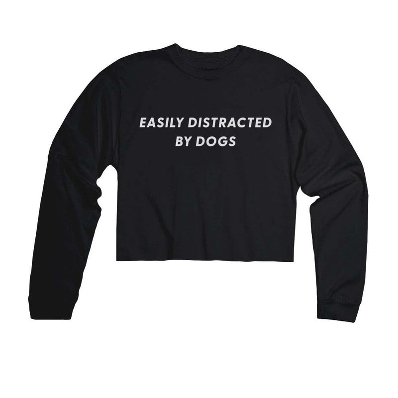 Load image into Gallery viewer, Unisex | Easily Distracted By Dogs | Cutie Long Sleeve - Arm The Animals Clothing Co.
