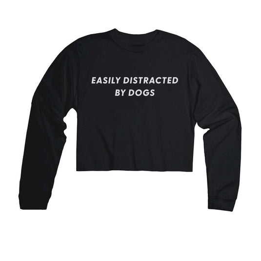 Unisex | Easily Distracted By Dogs | Cutie Long Sleeve - Arm The Animals Clothing Co.