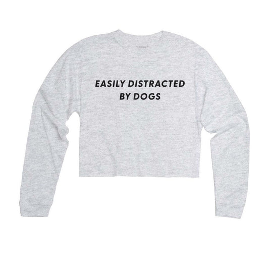 Unisex | Easily Distracted By Dogs | Cutie Long Sleeve - Arm The Animals Clothing Co.