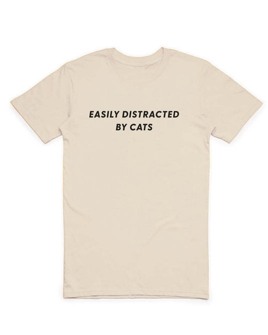 Unisex | Easily Distracted Cat | Crew - Arm The Animals Clothing Co.