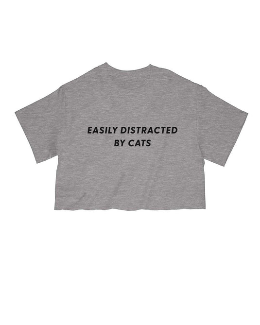 Unisex | Easily Distracted Cat | Cut Tee - Arm The Animals Clothing Co.