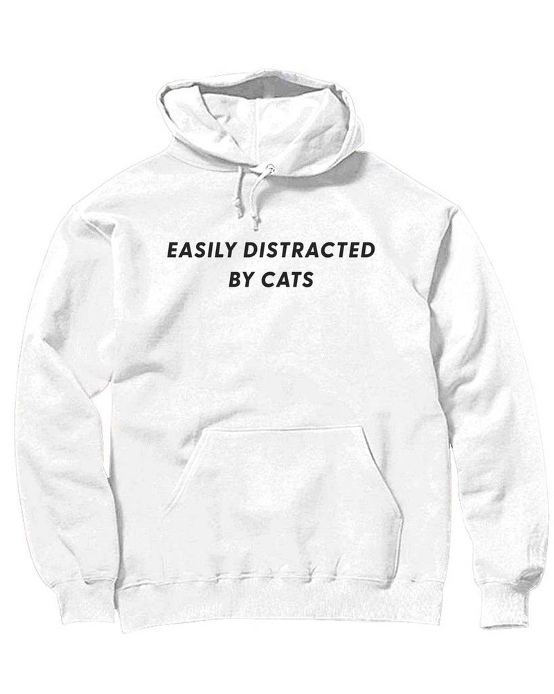 Load image into Gallery viewer, Unisex | Easily Distracted Cat | Hoodie - Arm The Animals Clothing Co.
