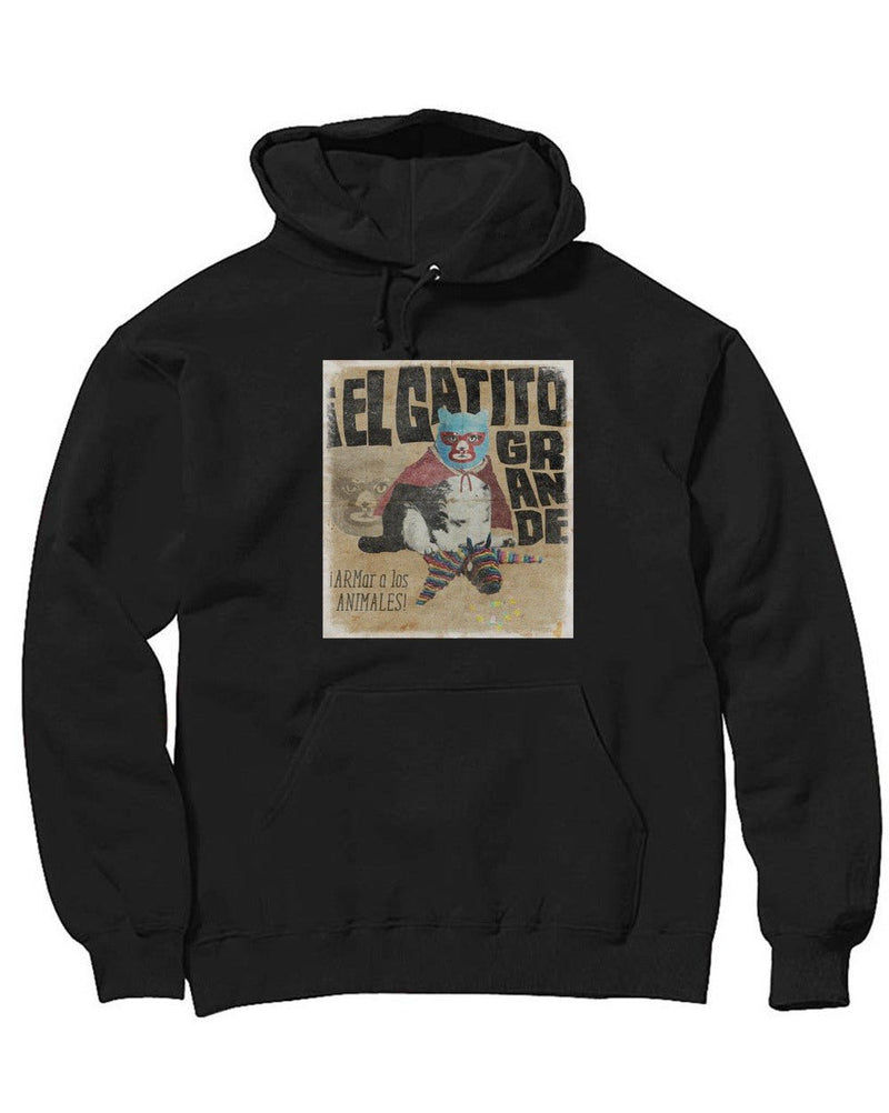 Load image into Gallery viewer, Unisex | El Gatito Grande | Hoodie - Arm The Animals Clothing Co.
