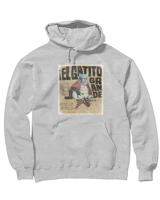 Unisex | El Gatito Grande | Hoodie - Arm The Animals Clothing Co.