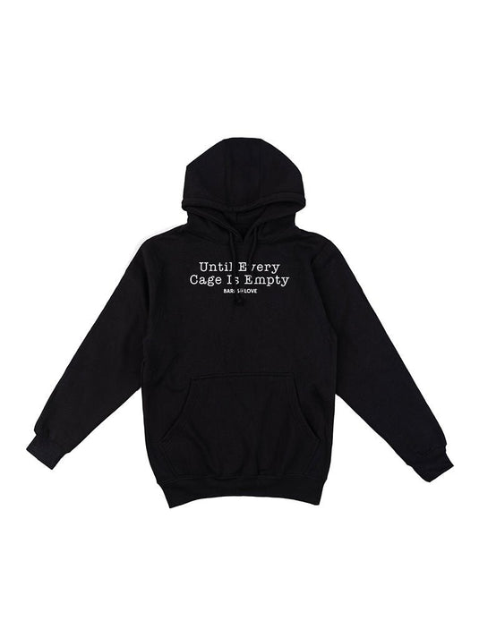 Unisex | Empty Every Cage | Hoodie - Arm The Animals Clothing Co.