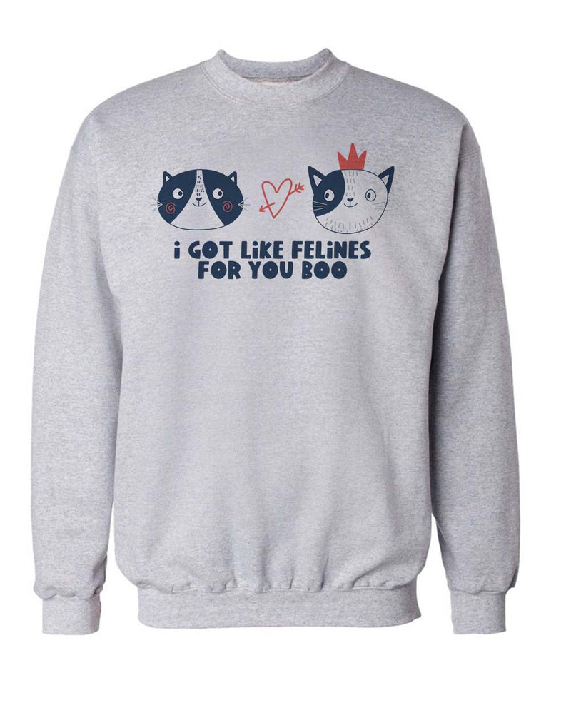 Load image into Gallery viewer, Unisex | Felines For You | Crewneck Sweatshirt - Arm The Animals Clothing Co.
