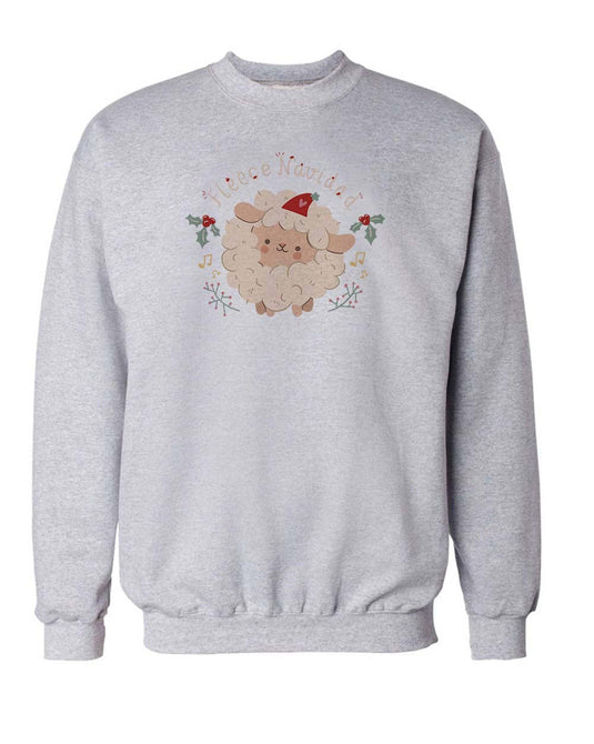 Unisex | Fleece Navidad | Crewneck Sweatshirt - Arm The Animals Clothing LLC