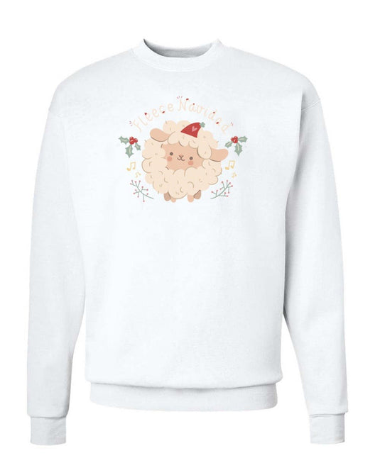 Unisex | Fleece Navidad | Crewneck Sweatshirt - Arm The Animals Clothing LLC