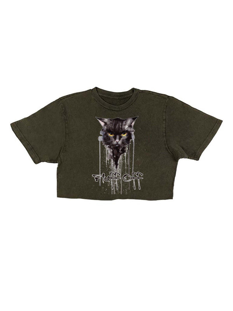 Load image into Gallery viewer, Unisex | Fluff Off | Cut Tee - Arm The Animals Clothing Co.
