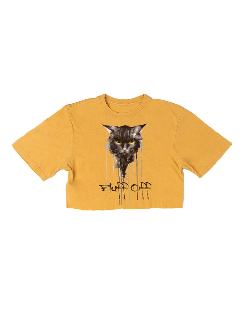 Load image into Gallery viewer, Unisex | Fluff Off | Cut Tee - Arm The Animals Clothing Co.
