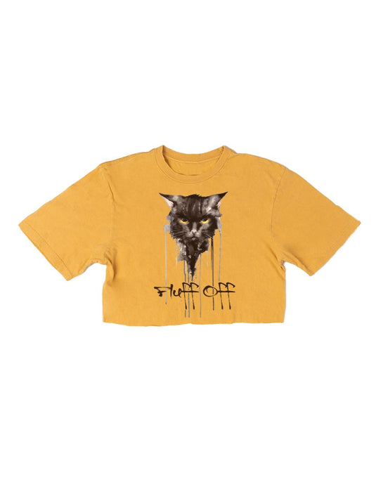 Unisex | Fluff Off | Cut Tee - Arm The Animals Clothing Co.