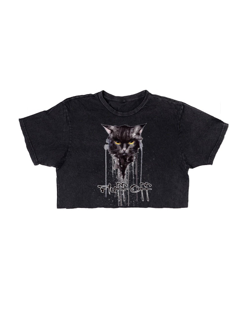 Load image into Gallery viewer, Unisex | Fluff Off | Cut Tee - Arm The Animals Clothing Co.
